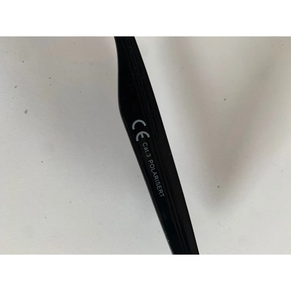 TSL Black Polarized Sunglasses Iridescent Mirror Lens Cat 3